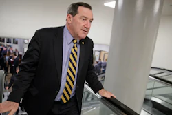 U.S. Sen. Joe Donnelly, D-Ind railed against Carrier Corp. for moving manufacturing jobs to Mexico last year, even while he profited from a family business that relies on Mexican labor to produce dye for ink pads, according to records reviewed by The Associated Press.