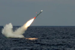 Raytheon's Tomahawk can be launched from a ship or submarine and can fly into heavily defended airspace more than 1,000 miles away to conduct precise strikes on high-value targets.