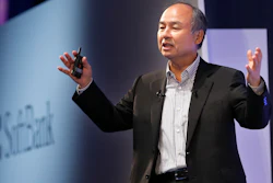 SoftBank Group Corp. Chief Executive Officer Masayoshi Son speaks during a SoftBank World presentation at a hotel in Tokyo, Thursday, July 20, 2017. Son, Japan’s richest person, told Softbank customers and partners gathered that he believes massive data will help treat cancer, deliver accident-free driving and grow safer food.
