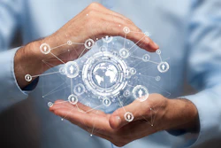 Businessman Holding In Hand A Global Connection,communications Concept 586934950 6332x3562