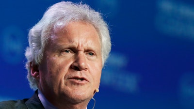 In this Monday, Feb. 22, 2016, file photo, then-General Electric CEO Jeffrey Immelt speaks at the annual IHS CERAWeek global energy conference in Houston. Former GE CEO Immelt is among the finalists being considered to run ride-hailing company Uber, but there's no clear consensus among its board about a front-runner, two people briefed on the search said Monday, Aug. 21, 2017.