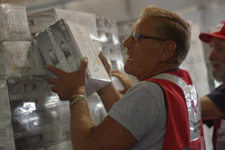 MillerCoors is sending cans of emergency drinking water to the Red Cross in Houston.