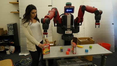 ComText allows robots to understand contextual commands such as, 'Pick up the box I put down.'