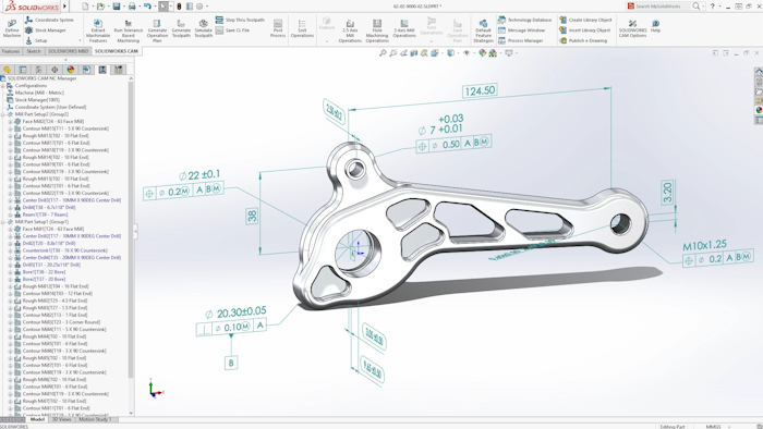SOLIDWORKS CAM Tolerance Based Machining.