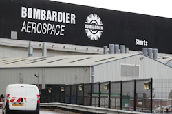 This is a Sept. 13, 2017 file photo of the Bombardier Aerospace plant in Belfast, Northern Ireland. U.K. Prime Minister Theresa May is 'bitterly disappointed' by the U.S. government's decision to slap duties of nearly 220 percent on Canada's Bombardier C series aircraft. May took to Twitter on Wednesday Sept. 27, 2017 to say Britain will continue to work with the company to try to protect jobs, including some 4,000 in Northern Ireland. May has a key alliance with the Northern Ireland-based Democratic Unionist Party.