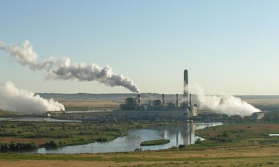 The Dave Johnson coal fired utility plant in Wyoming.
