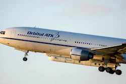 In this Thursday, Dec. 15, 2016, file photo, the Orbital ATK L-1011 aircraft lifts off from Cape Canaveral Air Force Station, Fla. Northrop Grumman is buying aerospace and defense technology company Orbital ATK for about $7.8 billion as activity in the sector heats up along with global tensions, announced Monday, Sept. 18, 2017.