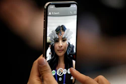 The new iPhone X is displayed in the showroom after the new product announcement at the Steve Jobs Theater on the new Apple campus.