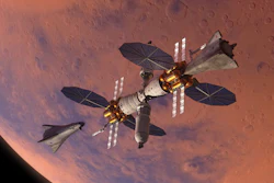 Mars Base Camp is Lockheed Martin’s vision for sending humans to Mars in about a decade. The Mars surface lander called the Mars Accent Descent Vehicle (MADV) is a single-stage system that uses Orion systems as the command deck. It could allow astronauts to explore the surface for two weeks at a time before returning back to the Mars Base Camp in orbit around Mars.