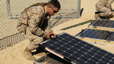 Using solar power could give the U.S. military some advantages – and more security.