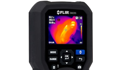 The FLIR DM285 thermal imaging digital multimeter.
