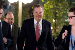 United States Trade Representative Robert Lighthizer arrives for a dinner at the National Arts Centre, during the third round of NAFTA negotiations in Ottawa, Ontario on Tuesday, Sept. 26, 2017.