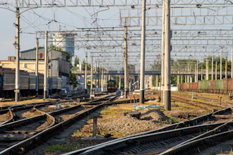 View On A Railroad Tracks 700587158 4072x2715