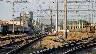 View On A Railroad Tracks 700587158 4072x2715