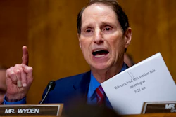 In this Sept. 25, 2017, file photo, Sen. Ron Wyden, D-Ore., speaks on Capitol Hill in Washington. Wyden wants to know how well prepared the country’s top voting machine manufacturers are against hackers. In letters shared with The Associated Press, Wyden asks the CEOs of six election technology firms to answer a range of questions detailing how they protect sensitive voter data and test their own internal security systems.