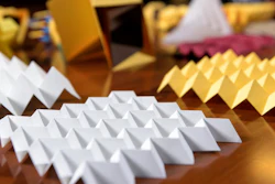 This is an assortment of origami structures that can be designed in new software.
