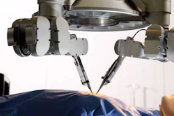 Plastic surgeons at Maastricht University Medical Center have used a robotic device to surgically treat lymphedema in a patient. This is the world's first super-microsurgical intervention with 'robot hands'.