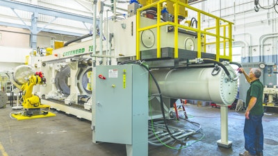 The Deep Draw Press shown at the Greenerd Facility.