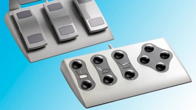 Steute's medical table/chair foot switches can be customized for functionality and cosmetics.