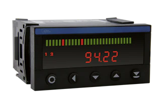 The OM 402UNI Series of universal panel meters from Bristol Instruments.
