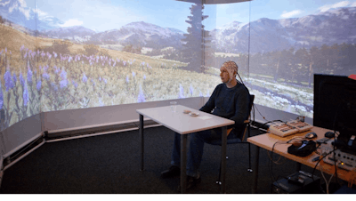 VTT's experiment show that Virtual Reality has significant effects on brain signals and consumer's evaluations of the pleasantness of their eating situation and emotional responses. The experiment was carried out in the CAVE environment at the University of Tampere.
