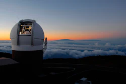 This undated photo made available by the University of Hawaii shows the Pan-STARRS1 Observatory on Haleakala, Maui, Hawaii at sunset. In October 2017, the telescope discovered an object from another star system that’s passing through ours. It was given the name 'Oumuamua,' which in Hawaiian means a messenger from afar arriving first.