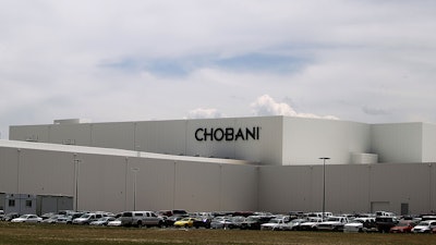 This June 10, 2013 file photo shows the Chobani plant near Twin Falls, Idaho. Greek yogurt giant Chobani announced Thursday, Nov. 9, 2017 a $20 million expansion of its world's largest yogurt plant in south-central Idaho to serve as the company's global research and development center. Chobani CEO Hamdi Ulukaya says he's thrilled to begin building a 70,000-square-foot innovation facility in a region he's dubbed the 'Silicon Valley of food.'