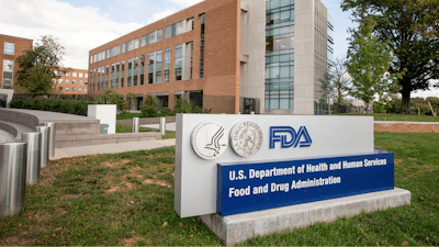 This Oct. 14, 2015, file photo, shows the U.S. Food & Drug Administration campus in Silver Spring, Md. On Monday, Nov. 13, 2017, the FDA approved the first drug in the United States with a digital ingestion tracking system, in an unprecedented move to ensure that patients with mental illness take the medicine prescribed for them. The drug Abilify MyCite was developed by Otsuka Pharmaceutical Co., Ltd.