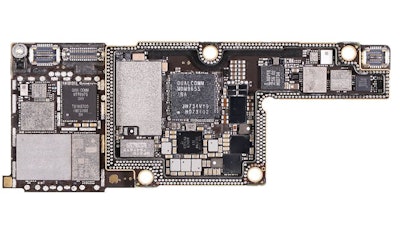 Interface/RF PCB (top), Apple iPhone X