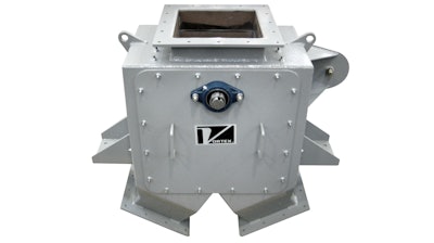 The Pivoting Chute Diverter from Vortex is designed to handle especially abrasive materials.