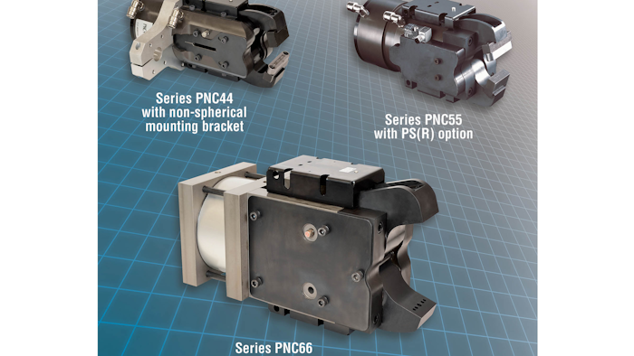 Series PNC Clamps are ideal for identification stamping in a range of industries including assembly machine builders, automotive suppliers, and aerospace.