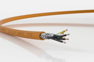 The ÖLFLEX SERVO 7TCE is a highly flexible, oil-resistant servo cable from Lapp Group.