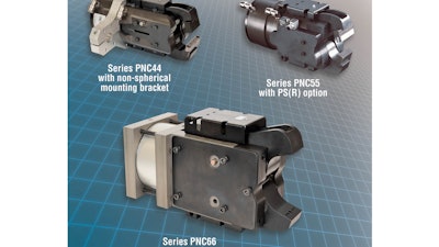 Series PNC Clamps are ideal for identification stamping in a range of industries including assembly machine builders, automotive suppliers, and aerospace.