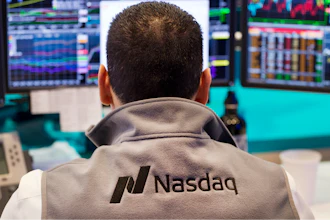 In this April 16, 2015, file photo, an employee monitors prices at the tech-driven Nasdaq MarketSite in New York. From Silicon Valley to Shanghai, surging share prices for technology companies means the industry is making up an ever-larger chunk of stock funds. Tech companies have been able to produce strong profit growth for years, even when the global economy was scuffling, but the strong performance also raises worries that they’re overpriced.