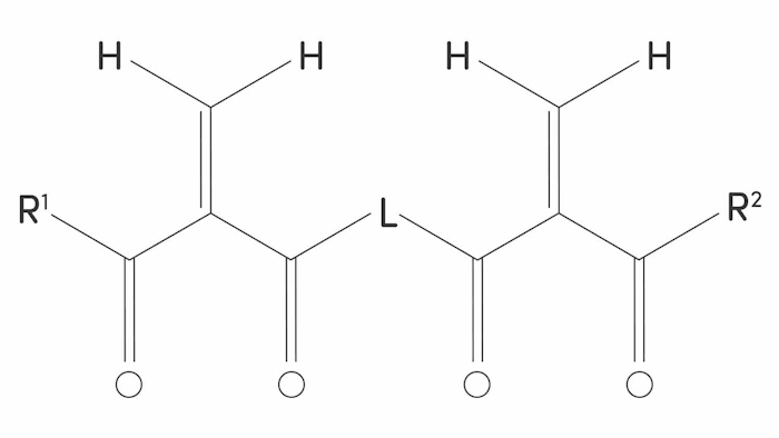 Sirrus's Forza cross-linkers contain multiple alkene groups, allowing the development of polymers that exhibit high strength as well as thermal and chemical resistance.