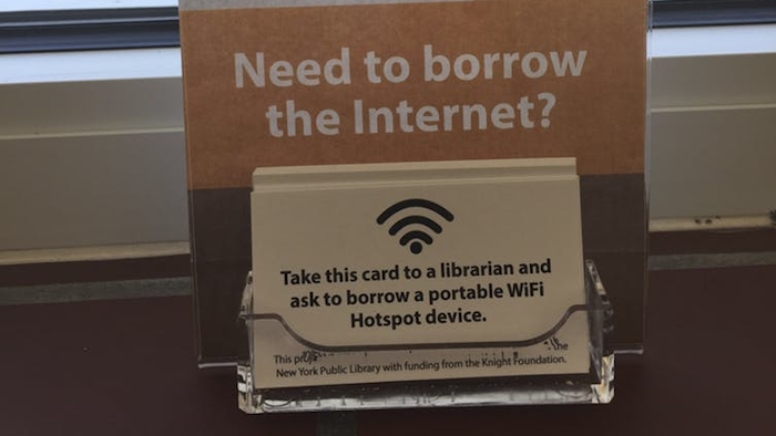The public library in Calais, Maine, lets users borrow Wi-Fi hotspots.