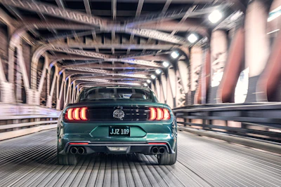 An active valve performance exhaust system is standard with new Black NitroPlate exhaust tips, and retuned to give the car a signature burble, as well as new Open Air Induction System and Shelby GT350 intake manifold with 87mm throttle bodies and powertrain control module calibration for optimal performance.