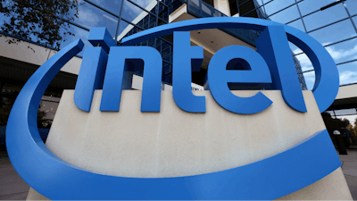In this July 20, 2011 file photo, Intel corporate offices are seen in Santa Clara, Calif. Intel says it’s working to patch a security vulnerability in its products but says the average computer user won’t experience significant slowdowns as the problem is fixed. The chipmaker released a statement Wednesday, Jan. 3, 2018, after a report by British technology site The Register caused Intel stocks to trade lower.