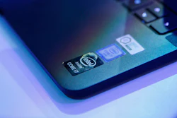 This Thursday, Jan. 7, 2016, file photo shows a laptop that uses Intel's chip technology, at the Intel booth during CES International in Las Vegas. Technology companies are scrambling to fix serious security flaws affecting computer processors built by Intel and other chipmakers and found in many of the world's personal computers and smartphones.