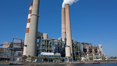 Big Bend Power Station near Apollo Beach, Florida.