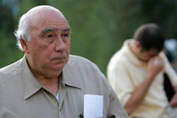 In this Aug. 20, 2007 file photo, Robert 'Bob' Murray, founder and chairman of Cleveland-based Murray Energy Corp., arrives at a news conference at the entrance to the Crandall Canyon Mine, in northwest of Huntington, Utah. In the early days of the Trump administration, Murray, the head of one of America’s largest coal companies sent a four-page “action plan” to the White House calling for rollbacks of key environmental and mine safety regulations he claimed would help revive the struggling mining industry.