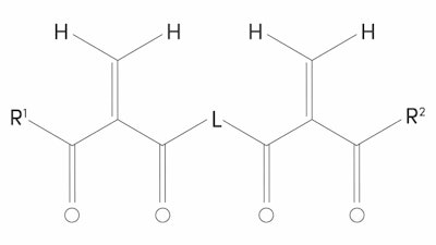 Sirrus's Forza cross-linkers contain multiple alkene groups, allowing the development of polymers that exhibit high strength as well as thermal and chemical resistance.