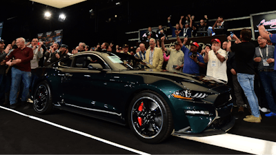 Two of the most iconic American performance cars – an all-new Ford GT and the recently unveiled limited-edition Mustang Bullitt – raised a total of $2.85 million for charity at the 47th annual Barrett-Jackson Scottsdale auction.