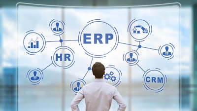 Manager Analyzing Erp On Ar Screen, Connections, Bi, Hr, Crm 820886246 4500x3000