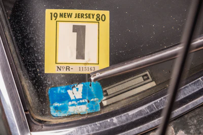 Original 1968 Mustang from movie Bullitt - Warner Bros window sticker.