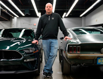 Sean Kiernan - owner of 1968 Mustang from movie Bullitt.