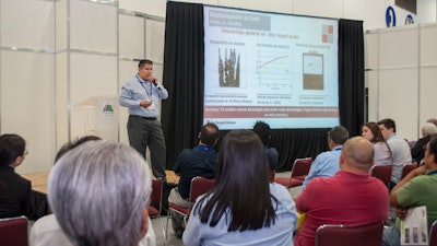 A presentation at a previous Fastener Fair.