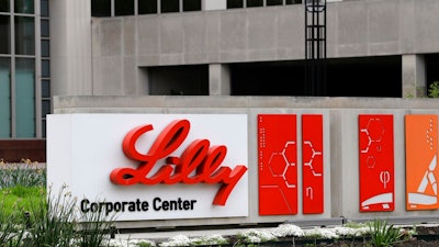 This April 26, 2017, file photo shows the Eli Lilly & Co. corporate headquarters in Indianapolis. Preliminary research published Dec. 21, 2017, in the Journal of Diabetes Science and Technology, suggesting that some diabetes patients may be injecting medicine that has partially disintegrated is causing concern even as serious questions are raised about the research itself. The small study tested insulin solutions in vials bought at multiple pharmacies, including insulin made by Novo Nordisk and Eli Lilly and Co. The makers stand by their products, saying they meet strict government quality regulations.