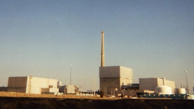 This 1998 photo shows the Oyster Creek Nuclear Generating Station in Lacey Township, NJ.