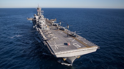 BAE Systems will modernize the USS America (LHA 6) for the U.S. Navy, performing hull, mechanical, and electrical repairs, as well as flight deck modifications to support F-35 operations on board.